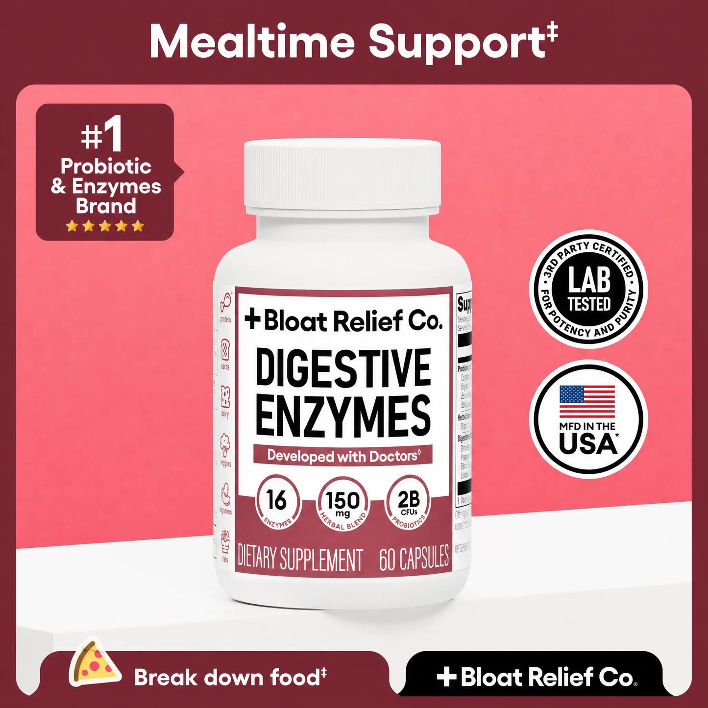 Bloat Relief Enzymes